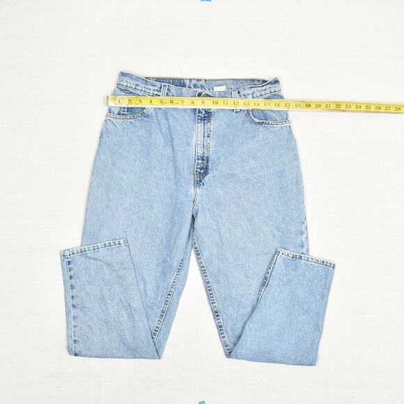 Levi's Men's Cotton Blue Size 14 Short 15951 Relaxed Taper Jeans Orange Tab VTG - Picture 4 of 8